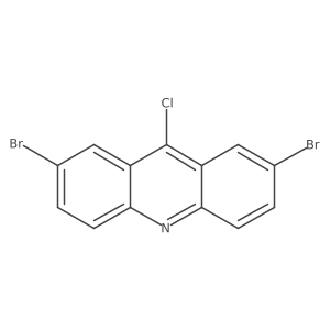2,7-Dibromo-9-chloroacridine Structure