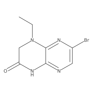 6-Bromo-4-ethyl-3,4-dihydropyrazino[2,3-b]pyrazin-2(1H)-one结构式