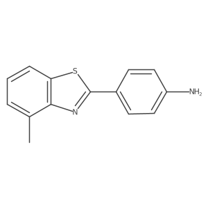 4-(4-Methylbenzo[d]thiazol-2-yl)aniline结构式