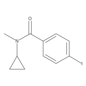 N-cyclopropyl-4-iodo-N-methylbenzamide Structure