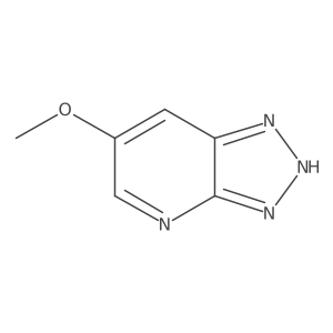 6-Methoxy-3H-[1,2,3]triazolo[4,5-b]pyridine结构式
