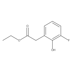 Ethyl 2-(3-fluoro-2-hydroxyphenyl)acetate Structure