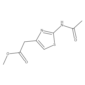Methyl 2-(2-acetamido-1,3-thiazol-4-yl)acetate Structure