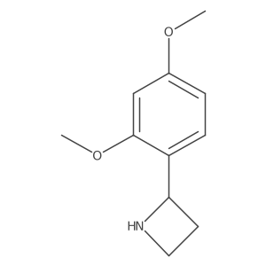 2-(2,4-Dimethoxyphenyl)azetidine Structure