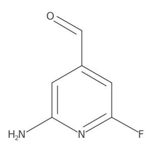 2-Amino-6-fluoroisonicotinaldehyde Structure