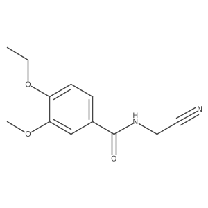 N-(cyanomethyl)-4-ethoxy-3-methoxybenzamide结构式