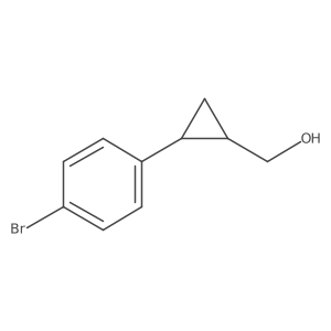 (2-(4-Bromophenyl)cyclopropyl)methanol Structure