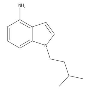 1-(3-methylbutyl)-1H-indol-4-amine结构式