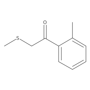 1-(2-Methylphenyl)-2-(methylsulfanyl)ethan-1-one结构式