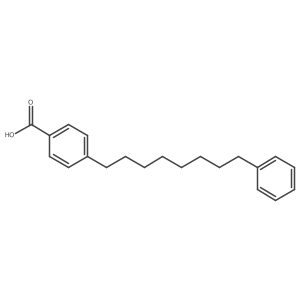 4-(8-Phenyloctyl)benzoic acid Structure