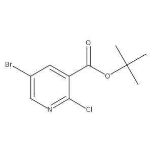 5-Bromo-2-chloronicotinic acid tert-butyl ester Structure
