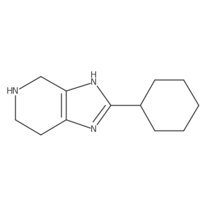2-Cyclohexyl-1H,4H,5H,6H,7H-imidazo[4,5-c]pyridine Structure