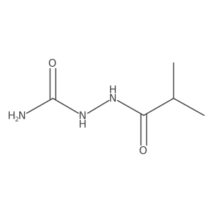 (2-Methylpropanoylamino)urea结构式