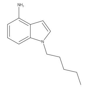 1-pentylindol-4-amine Structure