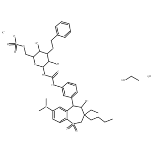 Volixibat potassium monoethanolate monohydrate Structure