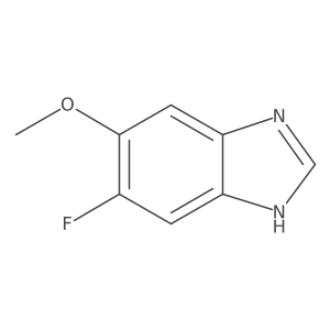 6-fluoro-5-methoxy-1H-1,3-benzodiazole结构式