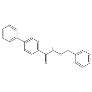 5-Phenylpyridine-2-carboxylic acid benzyloxyamide Structure