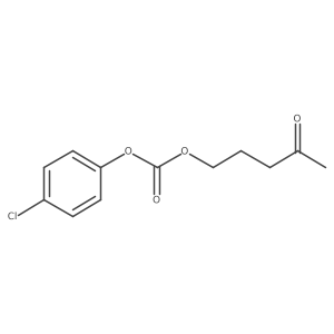 (4-Chlorophenyl) 4-oxopentyl carbonate结构式