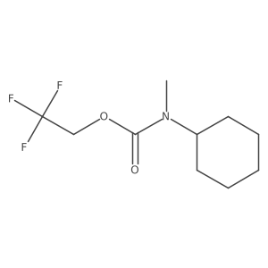 2,2,2-trifluoroethyl N-cyclohexyl-N-methylcarbamate Structure