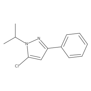 5-chloro-3-phenyl-1-(propan-2-yl)-1H-pyrazole结构式