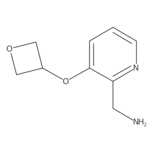 (3-(Oxetan-3-yloxy)pyridin-2-yl)methanamine Structure