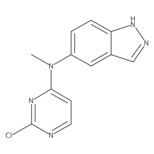 N-(2-chloro-4-pyrimidinyl)-N-methyl-1H-indazol-5-amine结构式