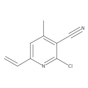 2-Chloro-4-methyl-6-vinylnicotinonitrile Structure