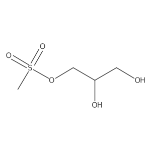 1,2,3-Propanetriol, 1-methanesulfonate, (2S)-结构式