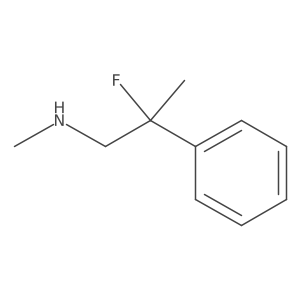 (2-Fluoro-2-phenylpropyl)(methyl)amine结构式
