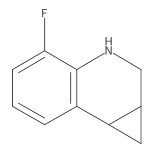 4-Fluoro-1a,2,3,7b-tetrahydro-1H-cyclopropa[c]quinoline Structure