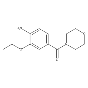 (4-Amino-3-ethoxyphenyl)-4-morpholinylmethanone结构式