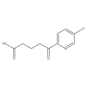5-(5-Chloropyridin-2-yl)-5-oxopentanoic acid Structure