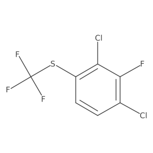 1,3-Dichloro-2-fluoro-4-(trifluoromethylthio)benzene Structure
