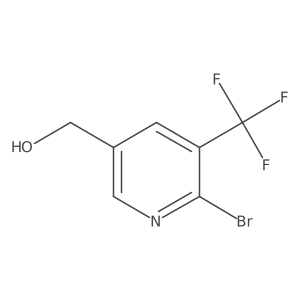 (6-Bromo-5-(trifluoromethyl)pyridin-3-yl)methanol Structure