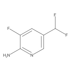 5-(Difluoromethyl)-3-fluoropyridin-2-amine Structure