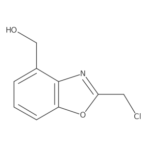 2-(Chloromethyl)benzo[d]oxazole-4-methanol结构式