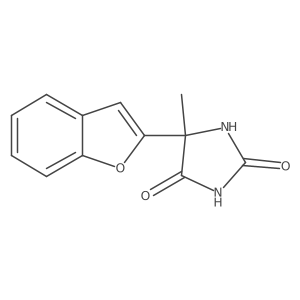 5-(1-Benzofuran-2-yl)-5-methylimidazolidine-2,4-dione结构式