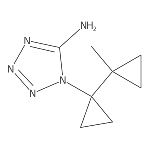 1H-Tetrazol-5-amine, 1-(1a(2)-methyl[1,1a(2)-bicyclopropyl]-1-yl)-结构式