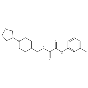 N1-((1-(tetrahydrofuran-3-yl)piperidin-4-yl)methyl)-N2-(m-tolyl)oxalamide Structure