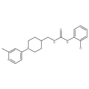 1-(2-Chlorophenyl)-3-((1-(2-methylpyridin-4-yl)piperidin-4-yl)methyl)urea结构式