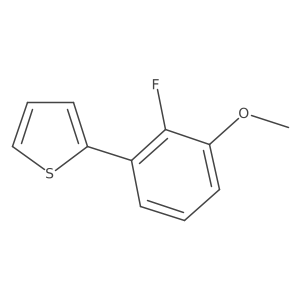 2-(2-Fluoro-3-methoxyphenyl)thiophene Structure