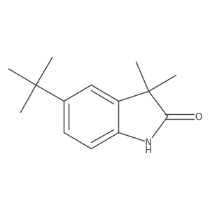 5-tert-butyl-3,3-dimethyl-2,3-dihydro-1H-indol-2-one Structure