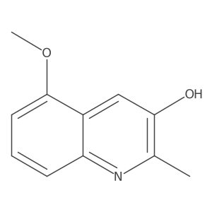 5-Methoxy-2-methylquinolin-3-ol Structure