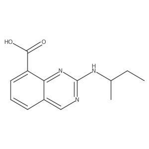 2-[(Butan-2-yl)amino]quinazoline-8-carboxylic acid Structure