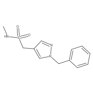 1-(1-benzyl-1H-pyrazol-4-yl)-N-methylmethanesulfonamide Structure