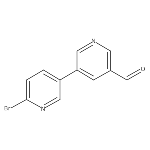 5-(6-Bromopyridin-3-yl)pyridine-3-carbaldehyde Structure