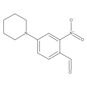 2-Nitro-4-(piperidin-1-yl)benzaldehyde Structure