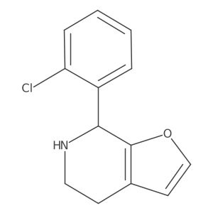 7-(2-chlorophenyl)-4H,5H,6H,7H-furo[2,3-c]pyridine Structure