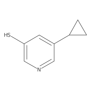 5-Cyclopropylpyridine-3-thiol Structure