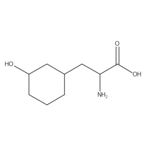 2-Amino-3-(3-hydroxycyclohexyl)propanoic acid Structure